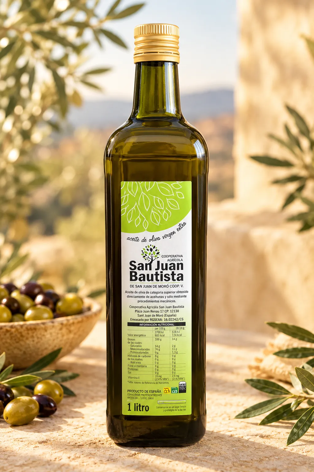 AOVE Formato Cocina · Aceite de oliva virgen extra